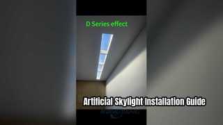 Schritt-für-Schritt-Installation künstlicher Oberlichter