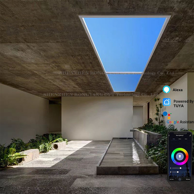Integriertes Decken-künstliches LED-Oberlicht Einbau Alexa Tuya Control CCT 6500K