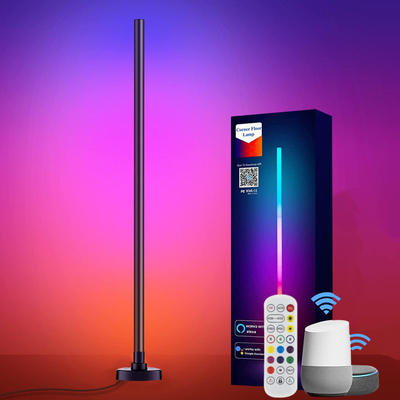 kaufen CCT 2500K-6500K RGB Ecklampe, dimmbare LED-Eckstehlampe mit Farbwechsel Online-Herstellung