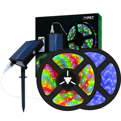 kaufen CCT 2700K-6500K Solar Strip Lights für Garten RGB wetterfest Online-Herstellung