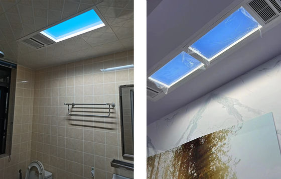 kaufen Lichtdurchlässigkeit 95% Kunst-Oberlichtpaneele mit Tuya-Fernbedienung, Weiß-Warm-Energiebeleuchtung Online-Herstellung
