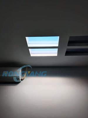 kaufen Faux-Dachfensterpaneele 600×300mm Künstliches Oberlicht Deckenleuchte Simulierte Natürlicher Himmel Online-Herstellung