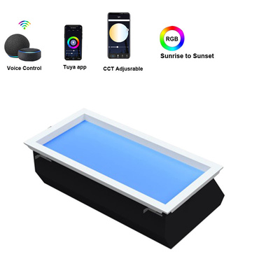 ROHS Künstliches LED-Oberlicht für Decken imitiert Sonnenlicht Einbau 30x60 CCT 6500K