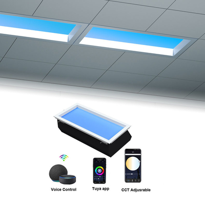 Falsches Fenster, echtes Sonnenlicht: Smart LED Skylight Panel - Stimmungsförderndes Licht für fensterlose Räume