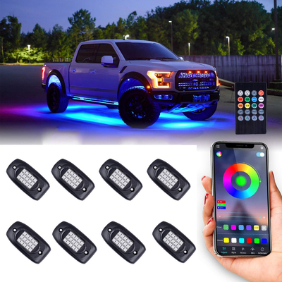 5050 Truck Wireless RGB Rock Lights mit Lithium-Ionen-Batterien