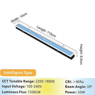 Energieeinsparende 50-Watt-LED-Deckenleuchte für Therapie L1150 XW140 X H86mm