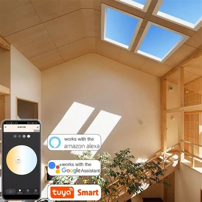 Wifi und Bluetooth-gesteuerte Dimmbare Oberlichterdeckenlampe mit Deckenreservehöhe