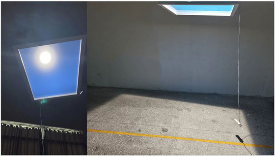 Smart Tuya Slim künstliche Oberflächenleuchte LED Blauer Himmel Decken Sonnenlicht-Panel