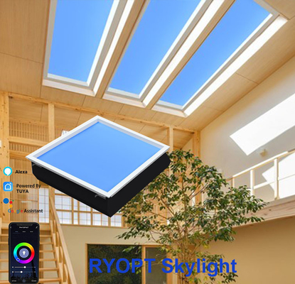 60x60cm Sky Cloud LED-Deckenpaneelleuchte 100W Therapie RGB Oberflächenmontage