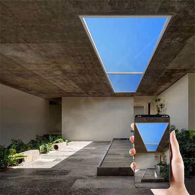 2.4G CCT 2200K-8000K LED Fake Skylight AC 110V-220V Fernbedienung