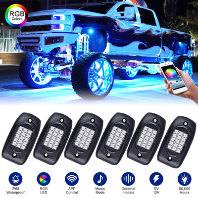 Rostfreie Underglow RGB Rock Lights Mehrzweck langlebig für Boot
