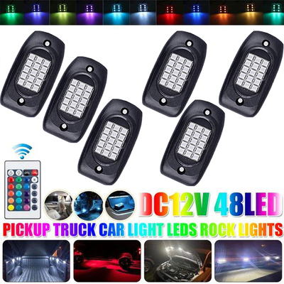 Wasserdichtes LED RGB Rock Lights Kit APP Control Multi Function