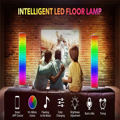Polypropylen 20W RGB Corner Floor Lamp Smart Phone App Control 16 Millionen Farben