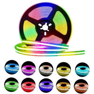 ROHS Praktischer COB-RGB-LED-Streifen, farbige LED-Lichtstreifen mit mehreren Szenen