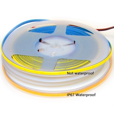 Zuschneidbarer 24-V-Leiterplatten-COB-LED-Streifen, Länge 10 m, 5 m, 320 LED/M-Fernbedienung