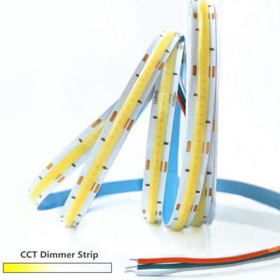 COB CCT 2500K Silikon-LED-Streifenlicht Dimmbar Mehrzweck