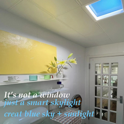 Freies LED-Faux-UVoberlicht täfelt künstliche Tageslicht-zirkadianer Rhythmus-blauer Himmel-Therapie