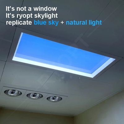 führte dünnes Quadrat 2x2 künstliches Tageslicht-blauer Himmel-Licht Dali 1V-10V der Himmel-Deckenverkleidungs-220V