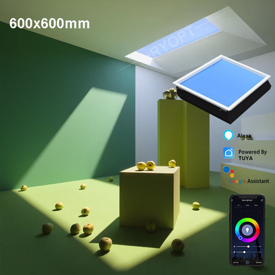 Künstliche zirkadianer Rhythmus CCT Turnable 2200K-7800K des Tageslicht-Fälschung geführter Oberlicht-2x2