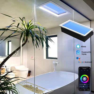 150W Dimmbare LED-Künstliche Oberlichter Breite Abdeckung Tuya / WiFi / Bluetooth Steuerbar
