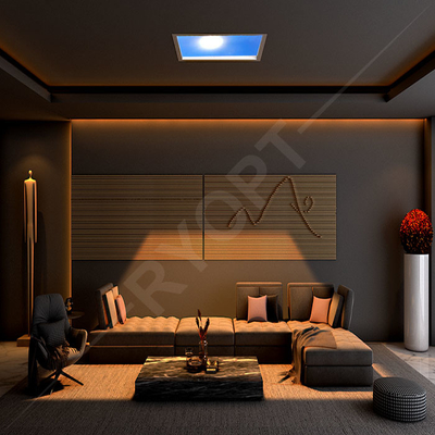 Künstliche Blaue Himmelsleuchte Smart Tuya Natürliche helle Decke LED-Scheinwerfer 350W