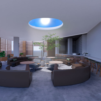 Künstliche LED-Himmel-Decken-Lampen 100W Einstellbarer Tuya Alexa-Steuerung