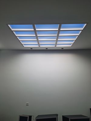 2x2ft Dynamic LED Skylight Panel 150W Full Spectrum 2100–7500K App and Remote Control Ready