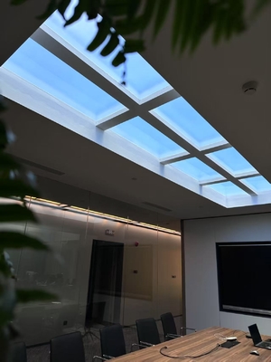 Weißlicht-Farbe Eingebetteter Künstlicher LED-Oberlicht 12kg Einbaumethode für Gewerbe