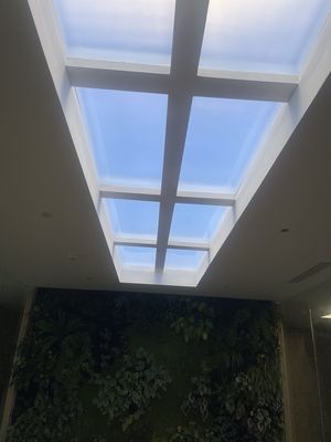 Eingebettetes künstliches LED-Oberlicht für 150W Stromverbrauch LED-Lichtquelle und Einbaumethode