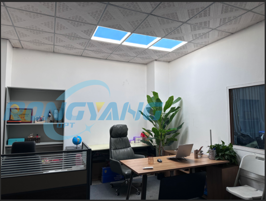 Fake Window Light with Circadian Lighting, Simulated Daylight for Mood & Productivity in Dark Rooms