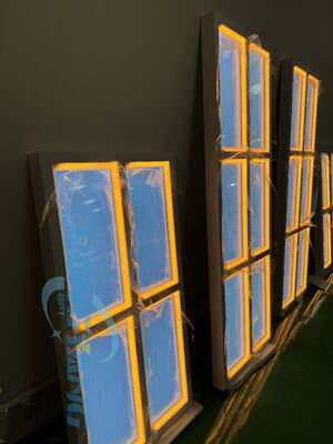 Künstliches Fensterlicht mit zirkadianer Rhythmusbeleuchtung und App-Fernbedienung für die Simulation von natürlichem Tageslicht
