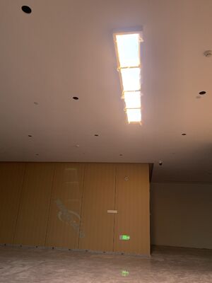 66mm Ultraflaches LED-Dachfensterpanel mit DALI & Smart App Steuerung und hohem CRI 95+ für realistisches Tageslicht